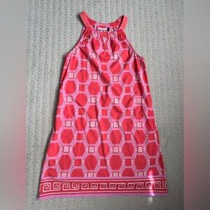 Cabana Life Pink Geometric SPF Dress